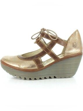 FLY London Women's Yett Wedge Pump 38